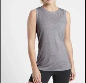 Athleta women’s gray workout tank top.